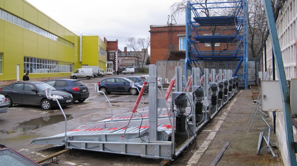 Роторный паркинг